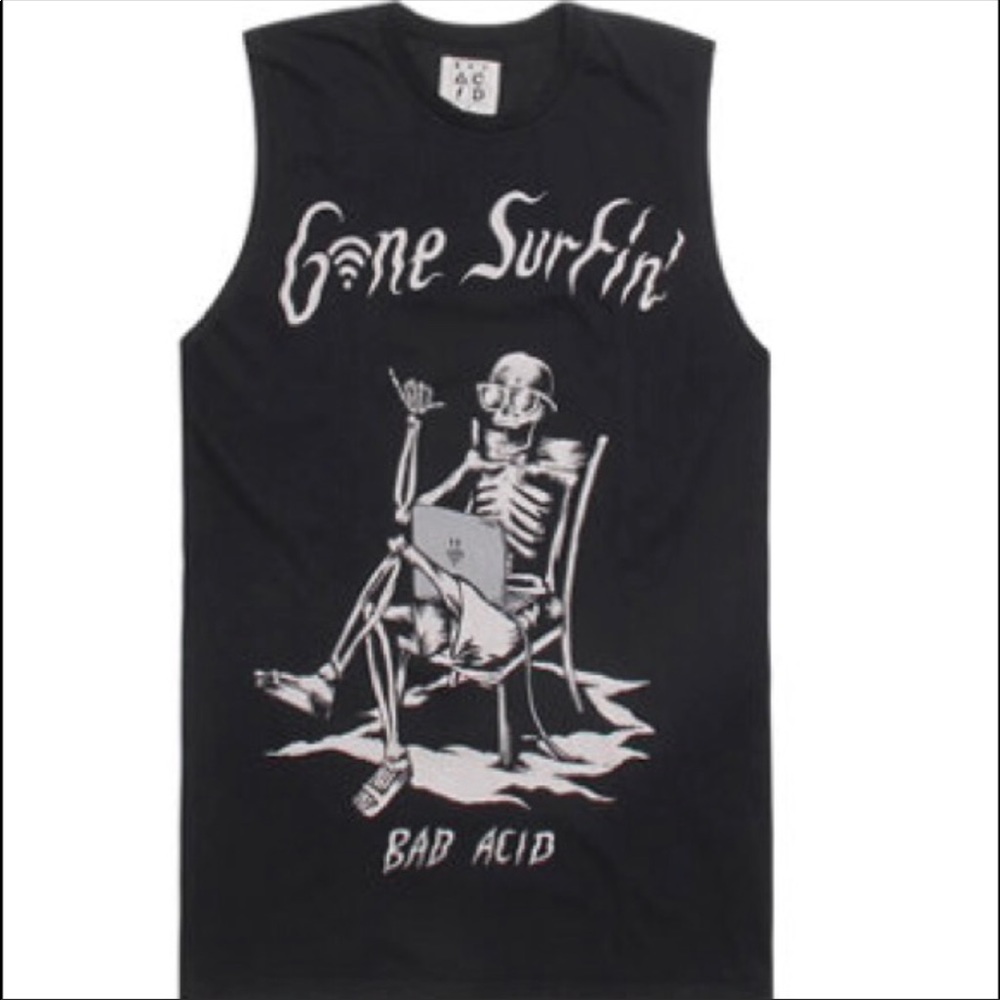 Bad acid UNIF vintage tank top